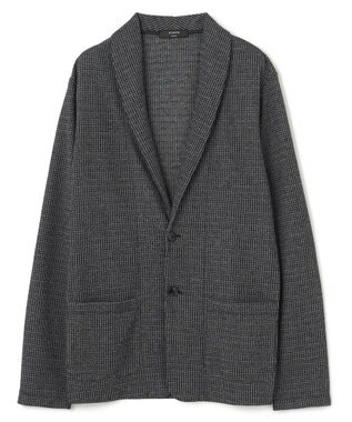 JOSEPH HOMME 新素材【洗える/清涼感】メランジクロスジャージー　カットソージャケット ブラック系