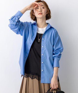 23区 【一部先行予約/VERY掲載】CANCLINI シャーティング ベーシックシャツ