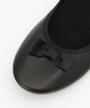 ANY 【トートバッグ付き】コンパクトリボンスリッパ ブラック