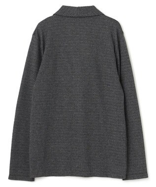 JOSEPH HOMME 新素材【洗える/清涼感】メランジクロスジャージー　カットソージャケット ブラック系