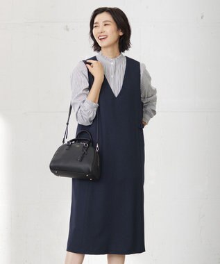 洗える】50/2 T/Rウォッシャブルギャバ ワンピース / J.PRESS LADIES