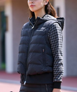 ZERO HALLIBURTON 【袖着脱可能】 2WAY 中綿アウター ZHG-W5A2a 85133 ブラック