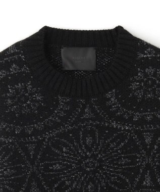 JOSEPH HOMME 【HIGH GRADE LINE】モスクジャギー　クルーネックニット ブラック系5