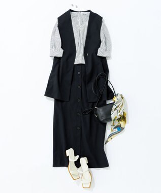 23区 【WEB限定】レザーポシェット ショルダーバッグ ブラック系