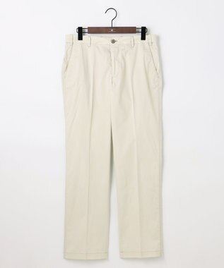 JOSEPH ABBOUD 【ウエストも伸びる!/JAPANファブリック】ヴィンテージコットン ストレッチ パンツ ライトグリーン系