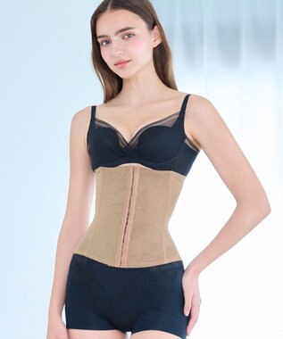 BRADELIS New York 【BRADELIS NewYork / ウエストシェイプ】コットン混ウエストニッパー モカベージュ