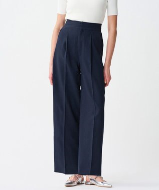 uncrave ウォッシャブルドライサップ ワイドパンツ（サスペンダー付き）