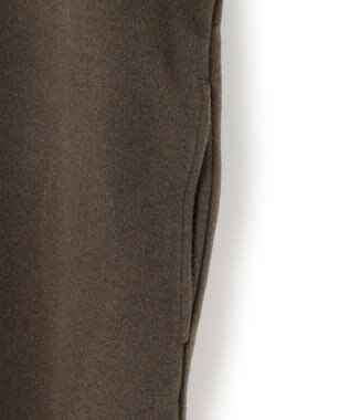 J.PRESS YORK STREET 【WOMEN】ウールライクジャージー フーデットロング ワンピース ブラウン系