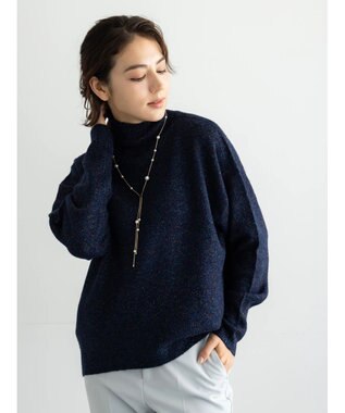 Te chichi MIXラメニット ネイビー