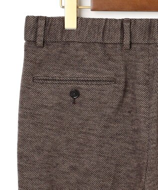 J.PRESS MEN 【セットアップ対応 / ストレッチ】SOFAニット ハイグレードジャージー スラックス ブラウン系8