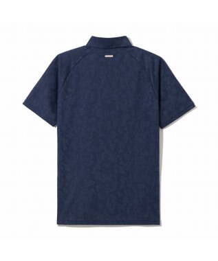 ZERO HALLIBURTON エレガントカモ柄ジャガードポロシャツ ZHG-M5S8a 82956 ネイビー