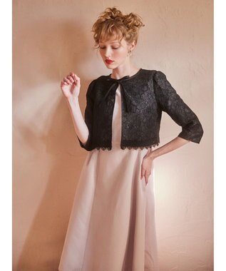 TOCCA TRANSPARENT LACE BOLERO ボレロ ブラック系