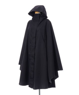 MOONBAT POLO RALPH LAURENRL パイピングレインポンチョ 無地 75デニール 収納袋付き ブラック