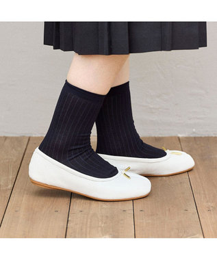 ing <ing>足袋デザインバレエシューズ ホワイト