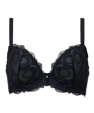 BRADELIS New York 【BRADELIS New York/ 育乳補整ブラ・STEP2 寄せる】ベルステップ2ブラ25A1 谷間を作ってキープ ブラック