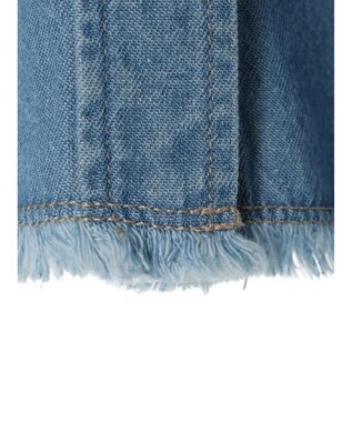 Green Parks ・ＳＵＧＡＲ　ＳＰＯＯＮ　クロップドデニムシャツ Light Indigo