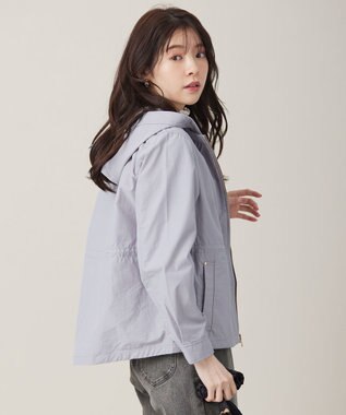 ANY SIS 【撥水/花粉対策】2WAYフーディー ブルゾン 【WEB限定】アイスブルー