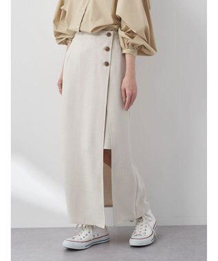 earth music&ecology ＳＥＴ２点　２ＷＡＹスカパン Beige