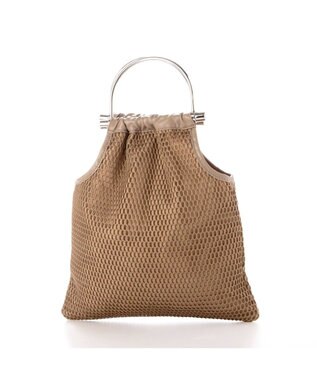 UNBILLION カシュカシュ cachecache / メッシュ金手トート ベージュ