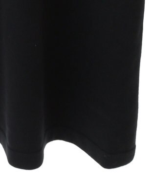 Green Parks 袖チュールニットワンピース Black