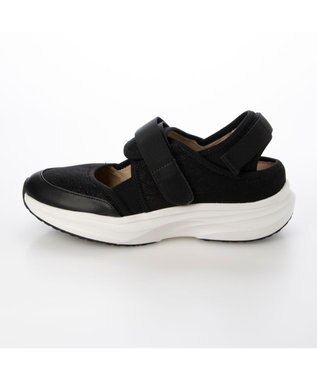 MODE ET JACOMO <MODE ET JACOMO>【軽量】厚底ベルテッドスニーカー ブラック