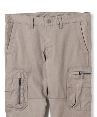 JOSEPH HOMME 新色・新型【抜群のストレッチ性/光沢素材】ハイパワーソフトストレッチ デザインパンツ/ STICK DESIGN ベージュ系