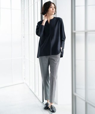 自由区 【CORSO ROMA】ファーローファー ミュール ブラック系