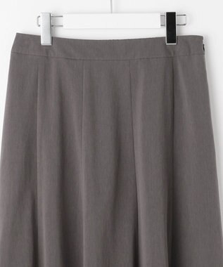 J.PRESS LADIES L 【洗える】シアートリコット フレアー スカート グレー系