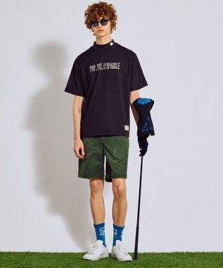 PW CIRCULUS 【手洗い洗濯可 / NEWシーズン素材 / ストレッチ】【MEN】コーデュロイショーツ ゴルフ グリーン系