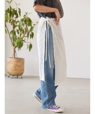 AMERICAN HOLIC レースラップスカート Off White