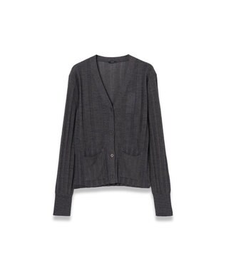 JOSEPH 【WEB&OUTLET限定・洗える】テクスチャードレーヨン　カーディガン Slate