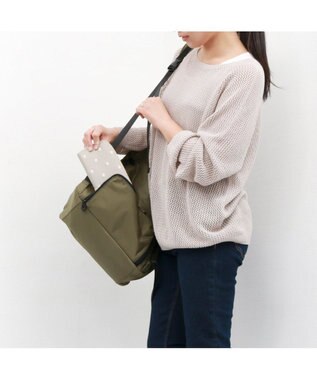 UNBILLION カシュカシュ cachecache / 【WEB限定】ユニセックスで使えるシンプル好きさんのための11ポケットリュック カーキ