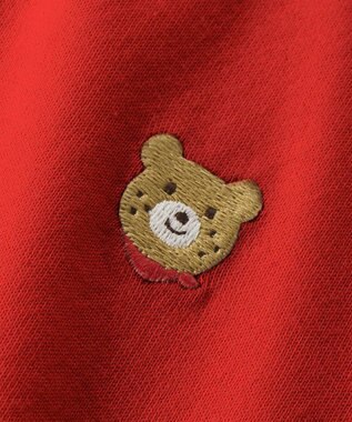 MIKI HOUSE HOT BISCUITS 【70-120cm】【Everyday Series】ワンポイント 半袖Tシャツ 赤