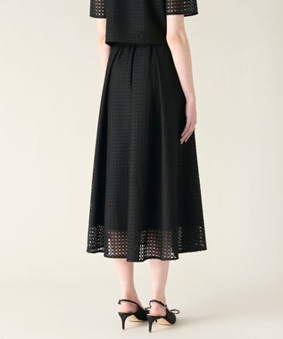 GRACE CONTINENTAL レースタックスカート ブラック