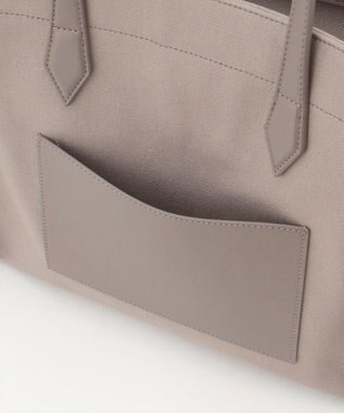 Y'SACCS バインダーキャンバスA4トートバッグ グレージュ