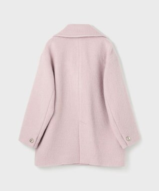 GRACE CONTINENTAL モヘヤシャギーPコート ピンク