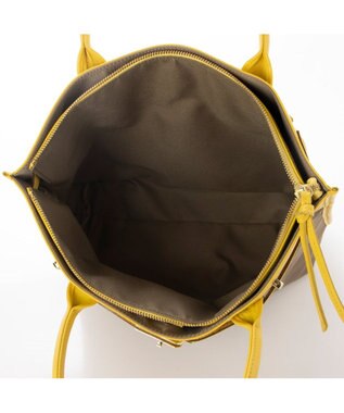 UNBILLION 【テレビ ドラマ着用アイテム】ペルケ perche / ナイロン牛革ヒネリ金具トートバッグ ライトオーク