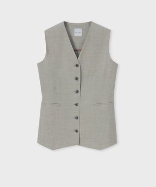 Paul Smith プレーン カラー ベスト ライトイエロー