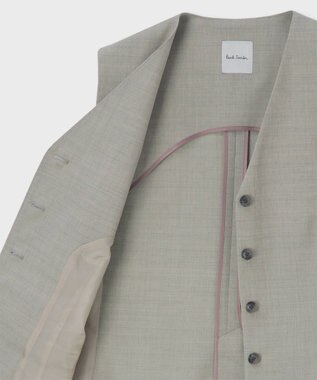 Paul Smith プレーン カラー ベスト ライトイエロー
