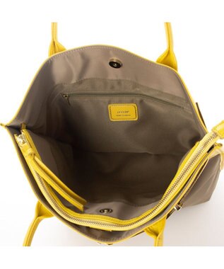 UNBILLION 【テレビ ドラマ着用アイテム】ペルケ perche / ナイロン牛革ヒネリ金具トートバッグ ライトオーク