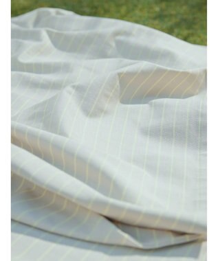 AMERICAN HOLIC ボートネックボーダープルオーバー Gray Beige