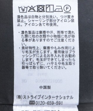 earth music&ecology ミニフリルフロントジップロンパース Black