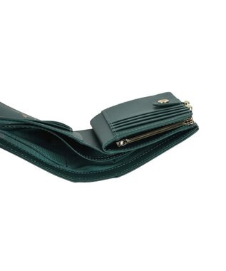 LANVIN en Bleu リュクサンブール 口金二つ折り財布 ディープグリーン