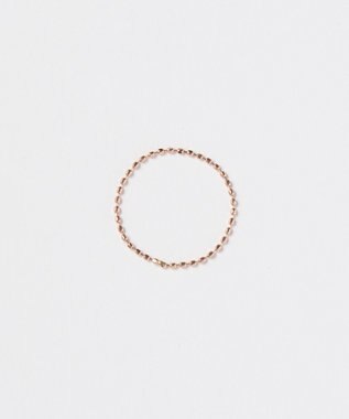 Phoebe 【K10RG】カットボールチェーンリング　ローズゴールド/BOXつき　3号/7号/11号/13号 ローズゴールド