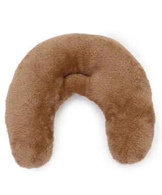 PET PARADISE ペットパラダイス くまちゃん 遠赤外線 ボアピロー オフホワイト×ブラウン