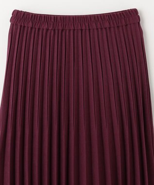 ANY 【14色展開/洗える】ウーリッシュ プリーツスカート ワイン