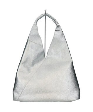 INTER-CHAUSSURES 【ANDREA CARDONE】ソフトカーブ ワンハンドルバッグ（ワイド） シルバー