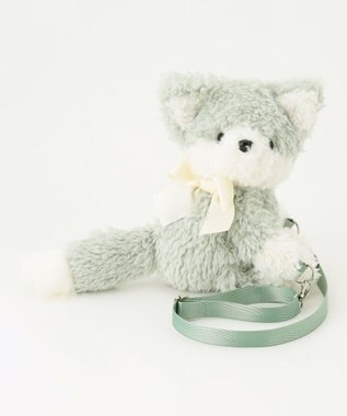 ANY KIDS ぬいぐるみ 抱っこ ポシェット キツネ