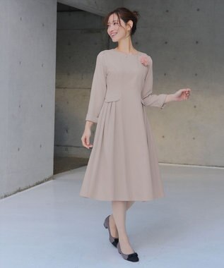 Tiaclasse 【XSサイズ追加・新色追加】サイドフラップワンピース グレージュ