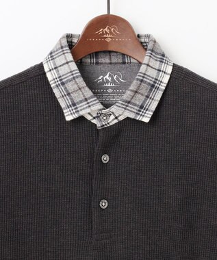 JOSEPH ABBOUD MOUNTAIN 【サスティナブル/吸水速乾】ドライミックスメリノポロ グレー系